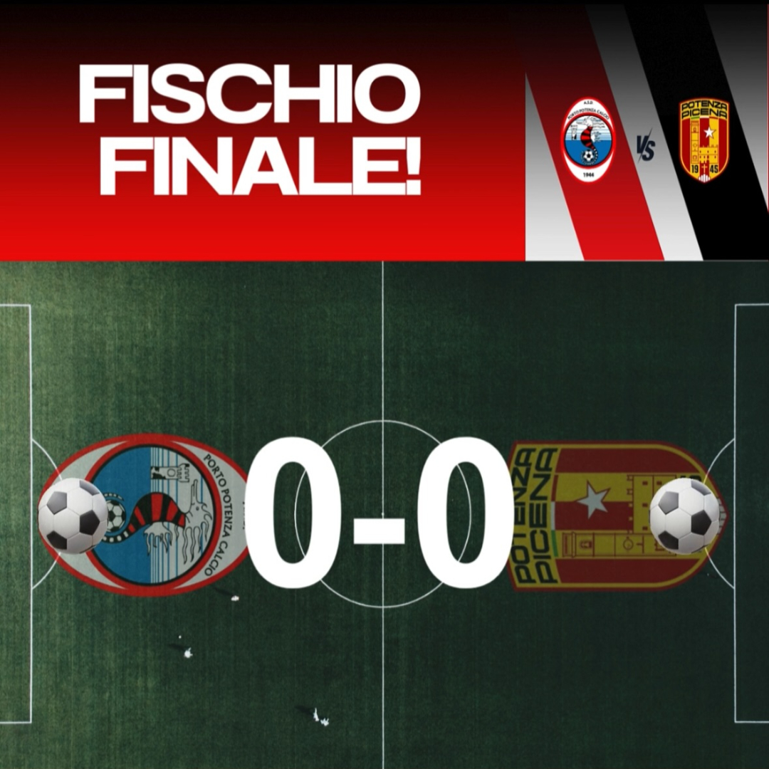 Derby intenso tra Porto Potenza e Potenza Picena Calcio!